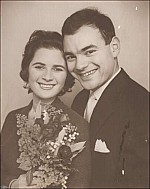 Tove and Neils newly married. Dec. 26, 1955.